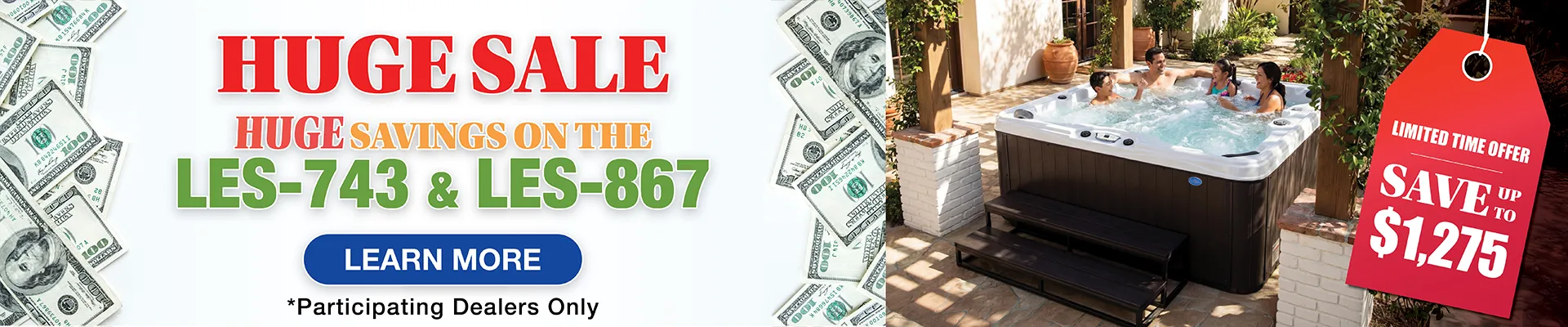 Calspas hot tub being used in a family setting - Topeka